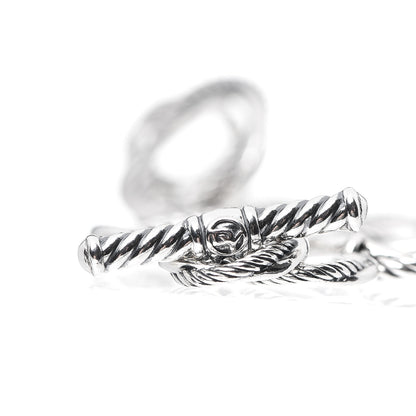 David Yurman Sterling Silver Infinity Link Bracelet 3 of 3