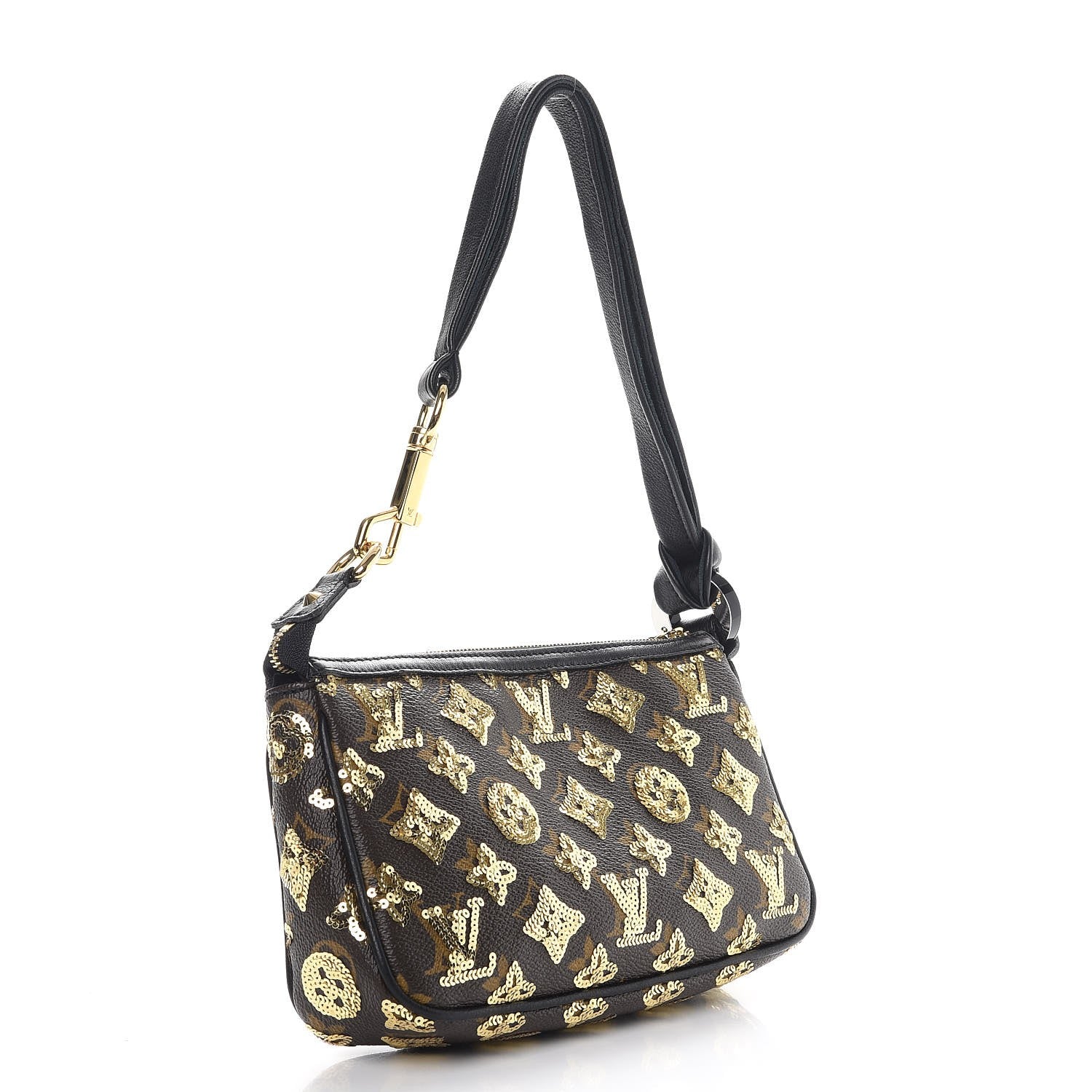 Louis Vuitton Monogram Sequins Eclipse Pochette Gold 3 of 7