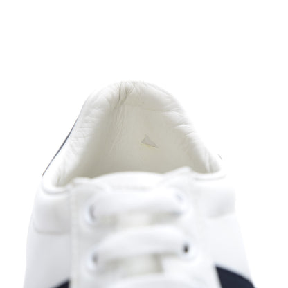 Gucci Calfskin Crystal Web Bee Embroidered Womens Ace Platform Sneakers 36 White 12 of 13