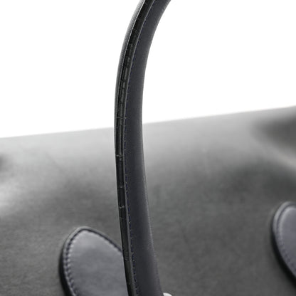 Celine Smooth Calfskin Large Bi-Color Tie Knot Tote Black Navy 20 of 22