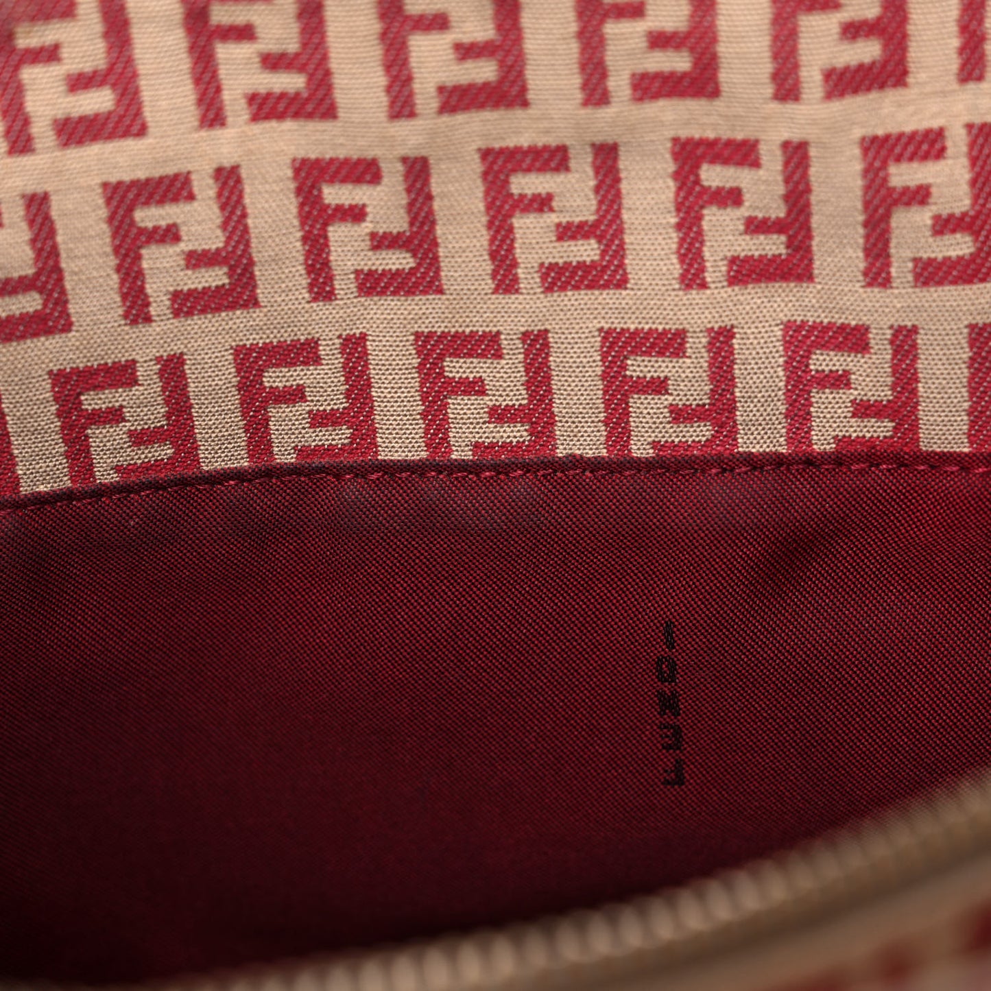 Zucchino Vitello Tote Beige Red
