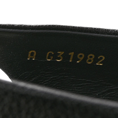 Chanel Goatskin Cap Toe CC Slingback Pumps 37 Black 8 of 12