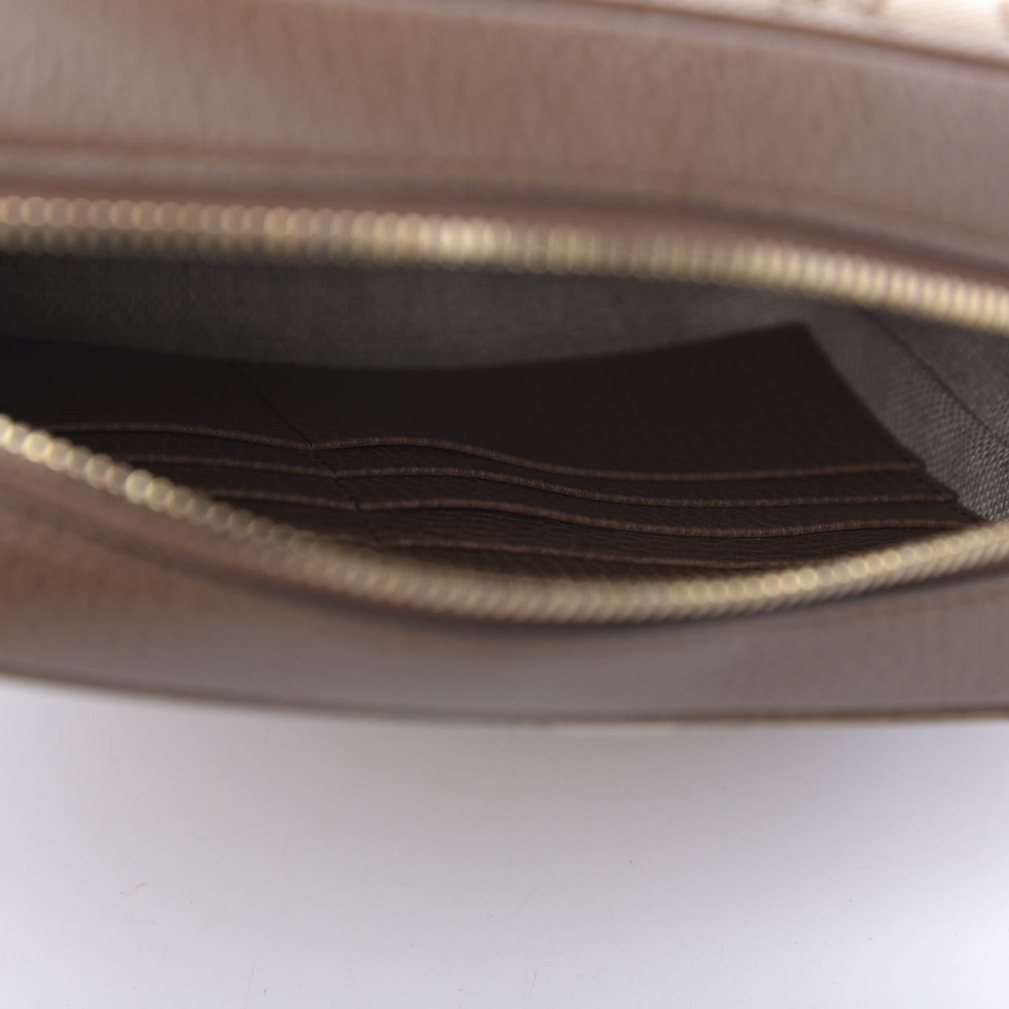 Monogram Mini Bree Messenger Bag Beige Tabacco