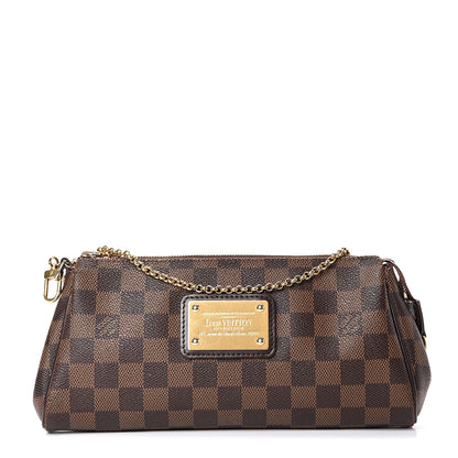 Louis Vuitton Damier Ebene Eva Clutch 1 of 12
