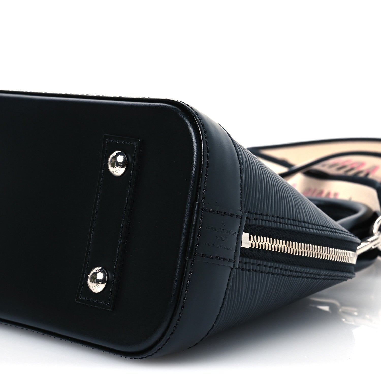 Louis Vuitton Epi Jacquard Alma BB Black 9 of 10