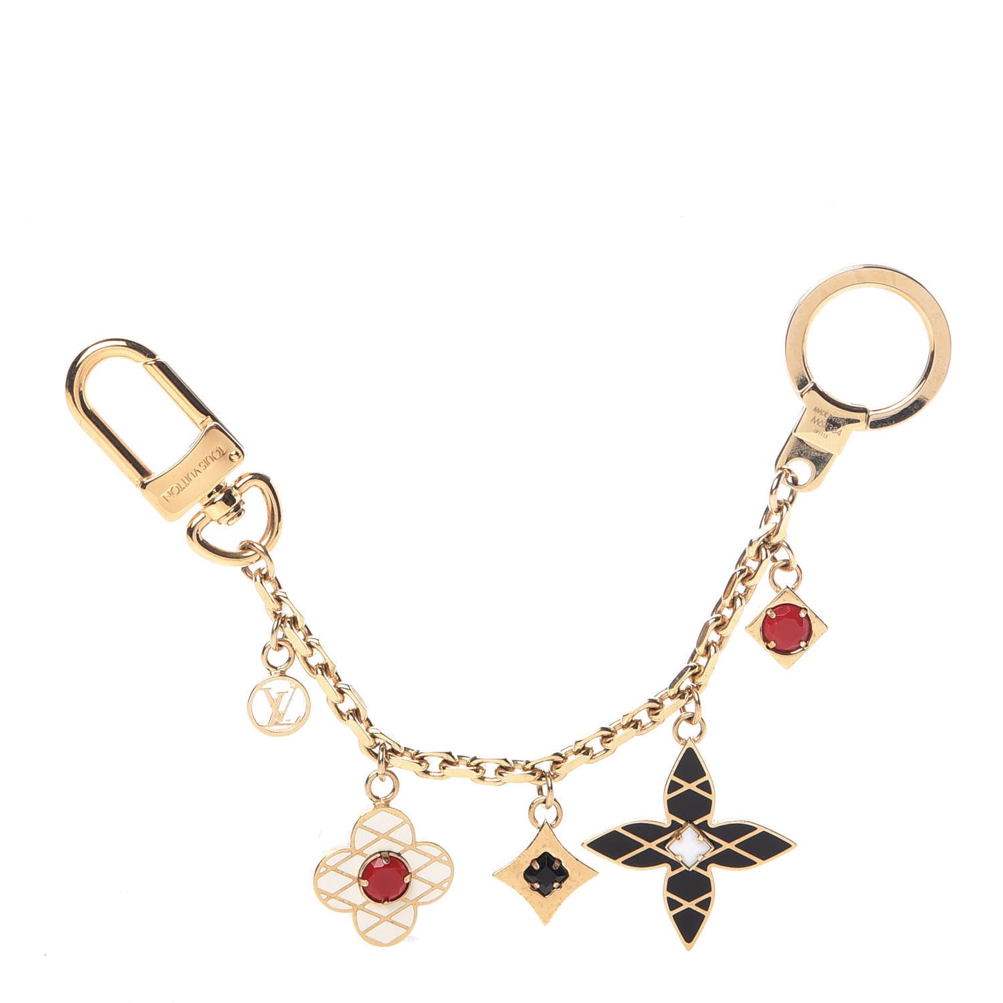 Malletage Flowers Bag Charm Key Holder