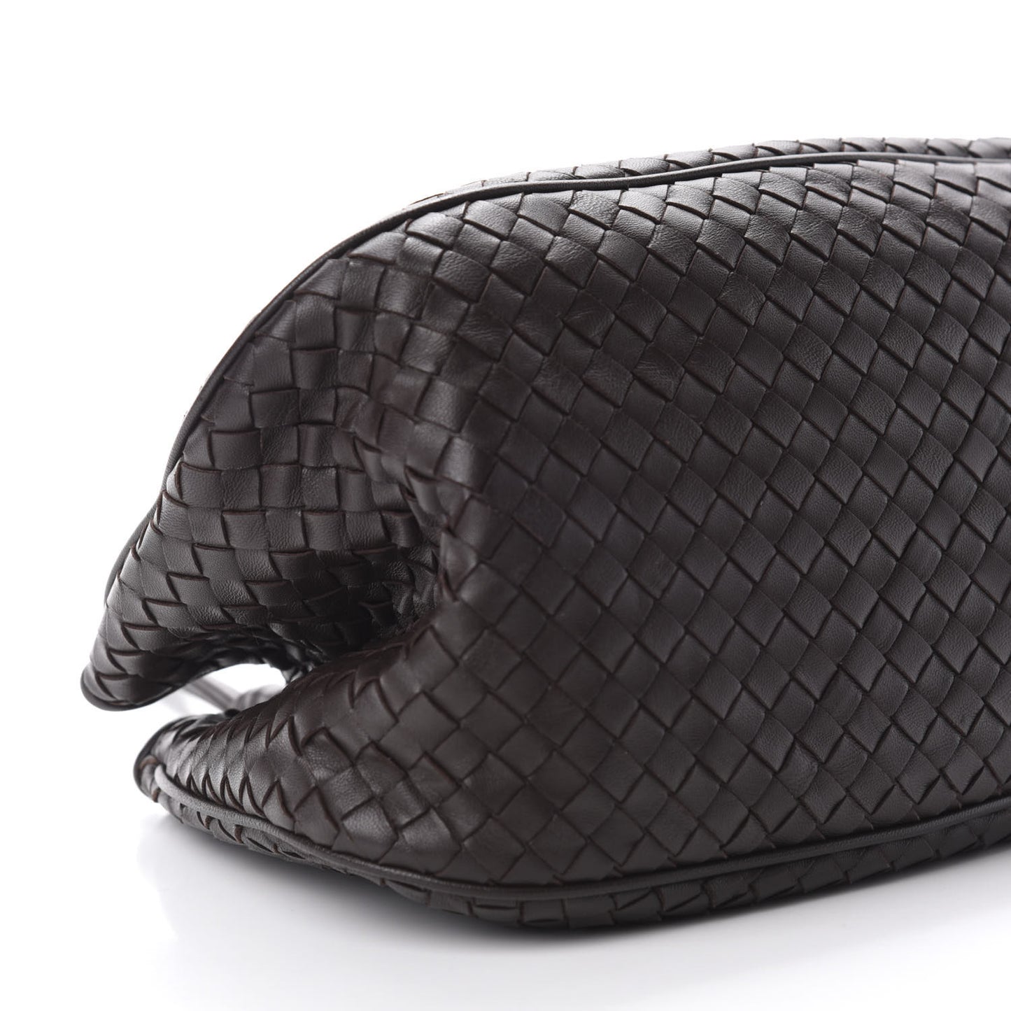 Nappa Intrecciato Woven Tote Ebano