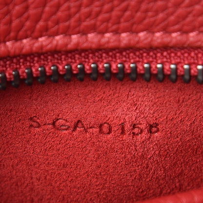Celine Baby Grained Calfskin Nano Luggage Red 7 of 8