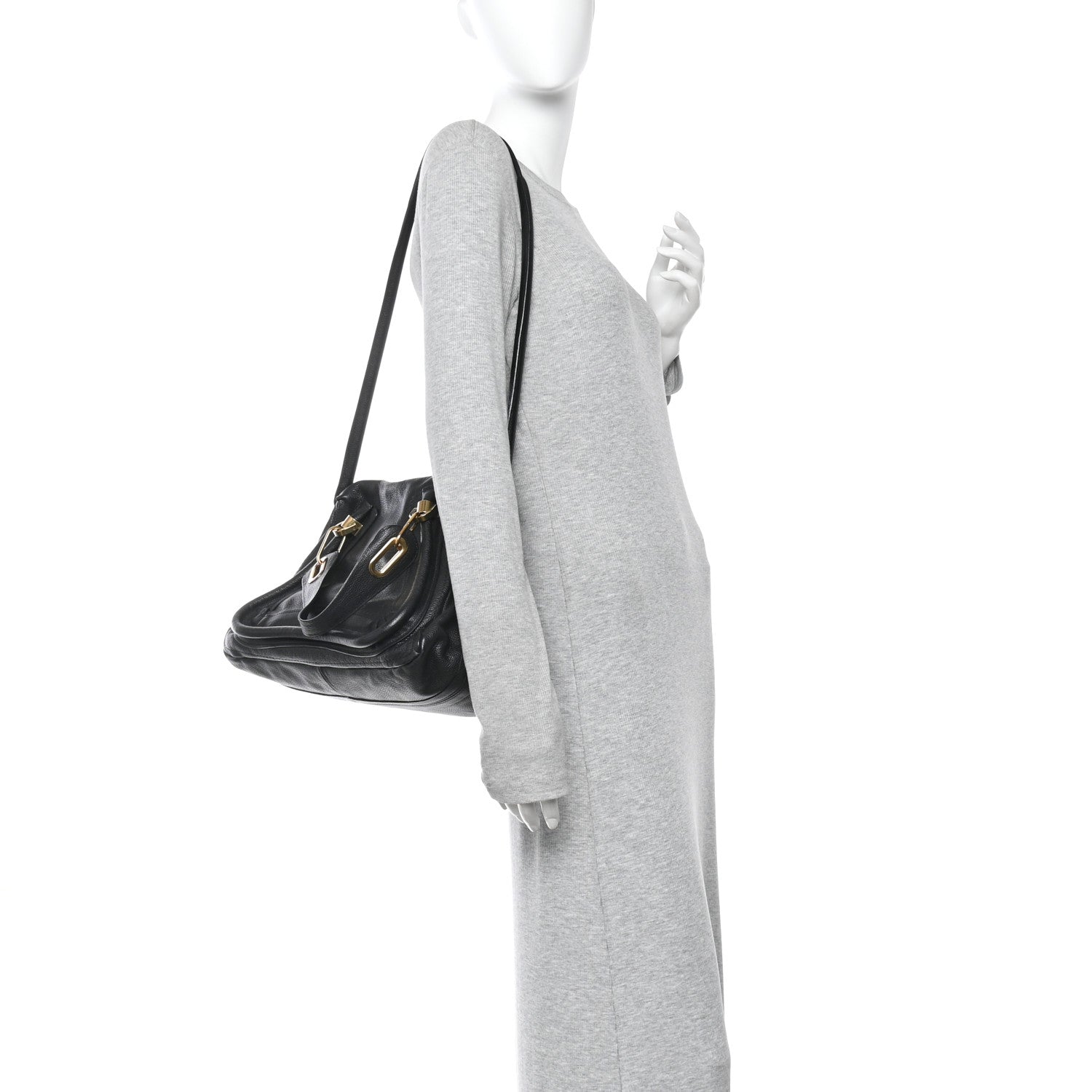 Chloe Calfskin Medium Paraty Black 2 of 9