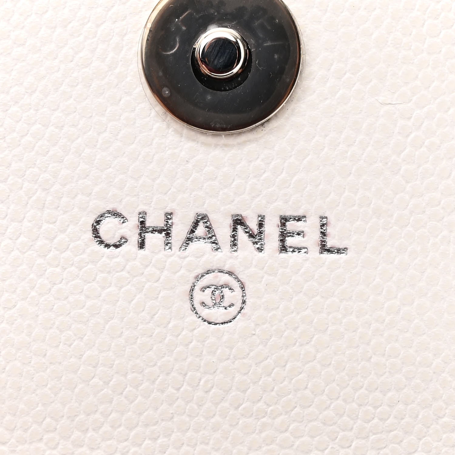 Chanel Caviar Quilted My Everything Belt Flap Card Holder White 6 of 11