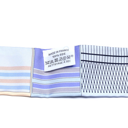 Hermes Silk Couvertures Nouvelles Twilly Menthe Ciel Marine Sable 2 of 4