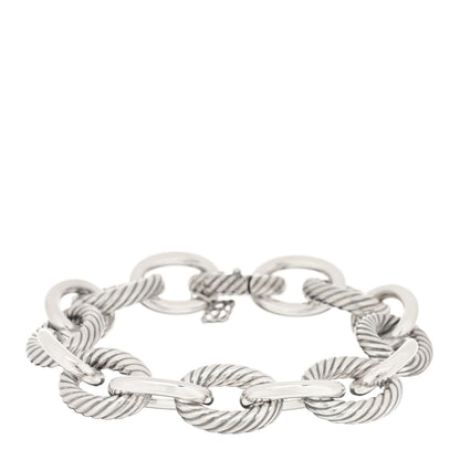 David Yurman Sterling Silver 17mm Extra Large Oval Link Bracelet 1 of 3