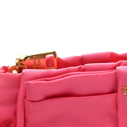 Prada Tessuto Nylon Bow Wristlet Begonia 8 of 9