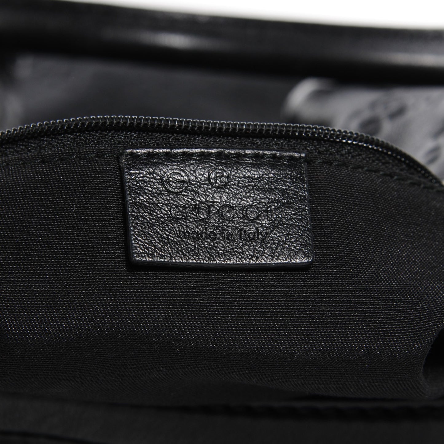 Guccissima Vitello Tender Large Sukey Tote Black