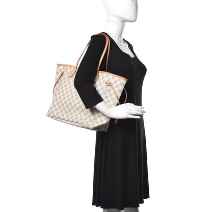 Louis Vuitton Damier Azur Neverfull MM 2 of 9