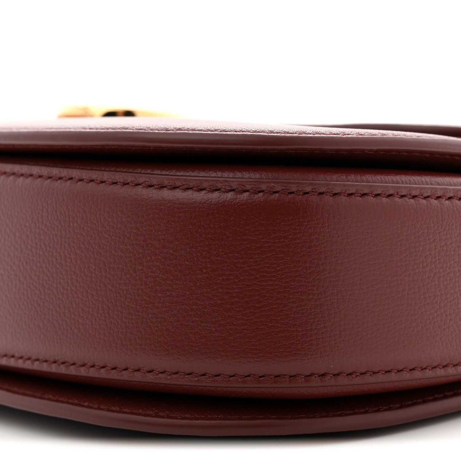 Loro Piana Grained Calfskin Ghiera Bag Azuki Beans 9 of 10