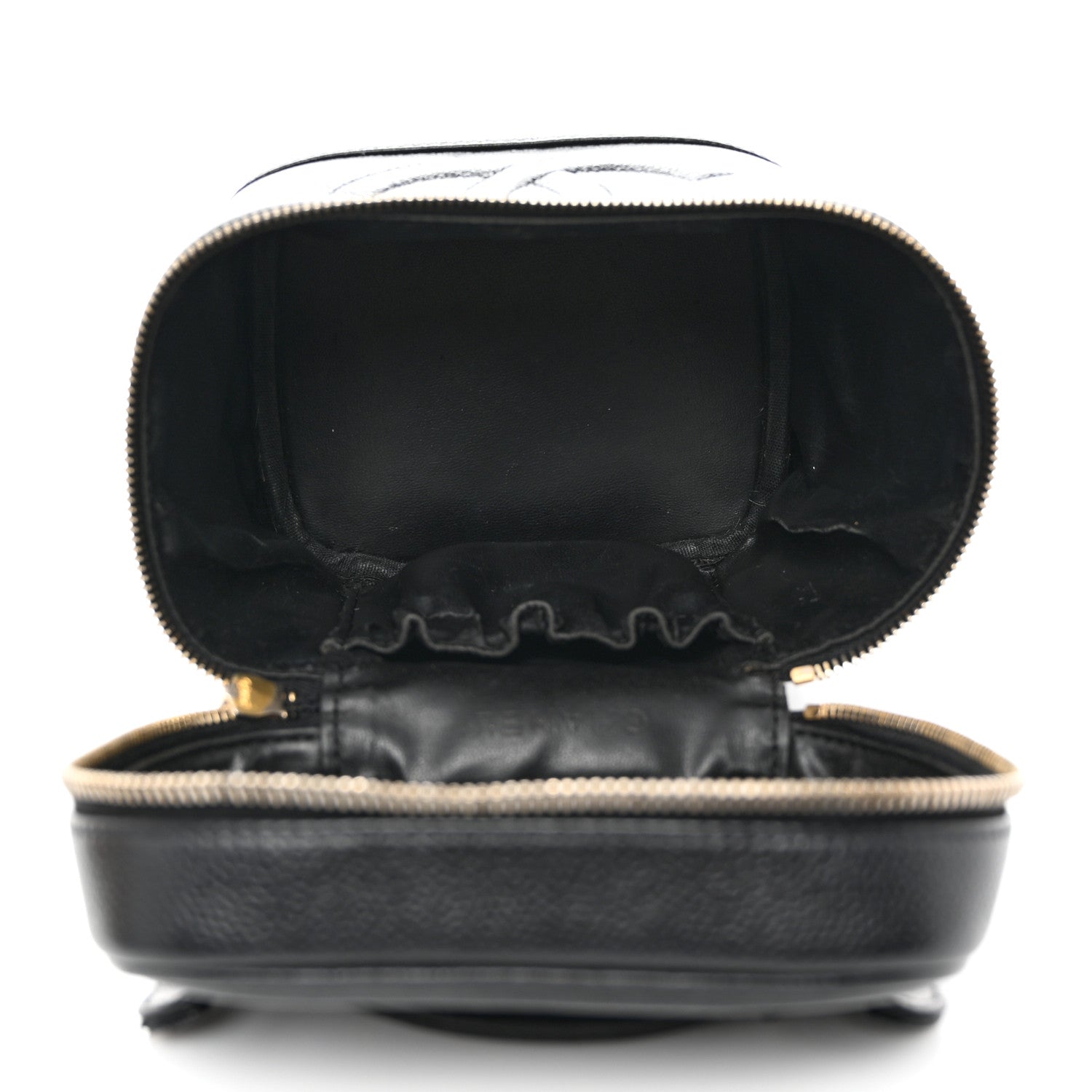 Chanel Caviar Vanity Cosmetic Case Black 5 of 10