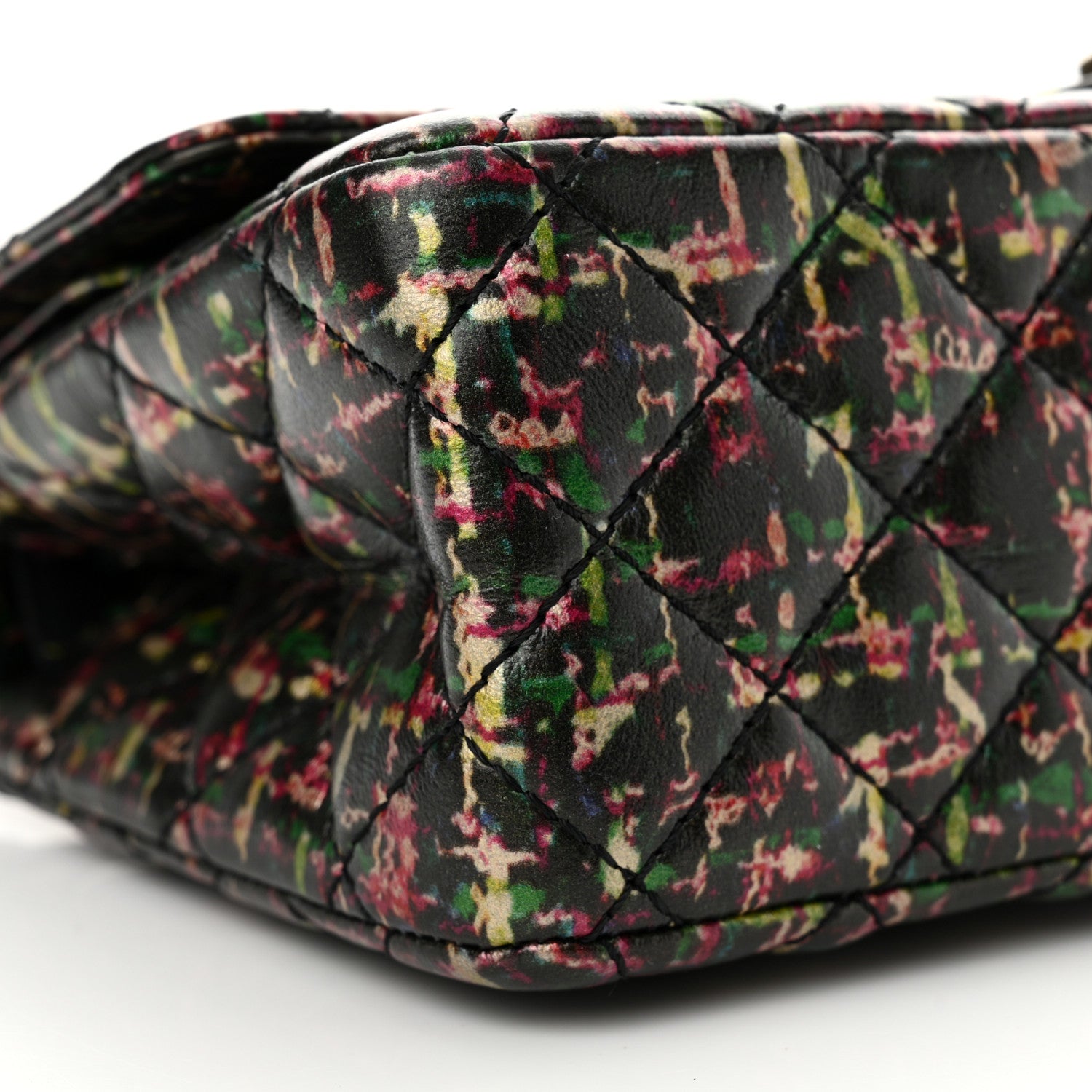 Chanel Tweed Printed Lambskin Quilted 2.55 Reissue 225 Flap Multicolor 9 of 10