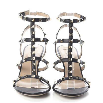 Valentino Garavani Nappa Rockstud Gladiator 70mm Sandals 37.5 Black 2 of 6