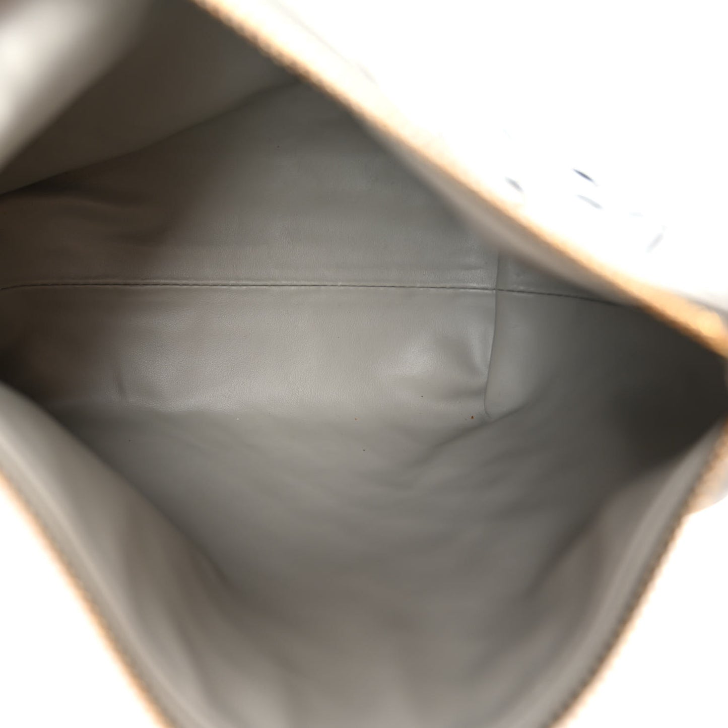 Calfskin Nappa Intrecciato Mini Wallace Agate Grey