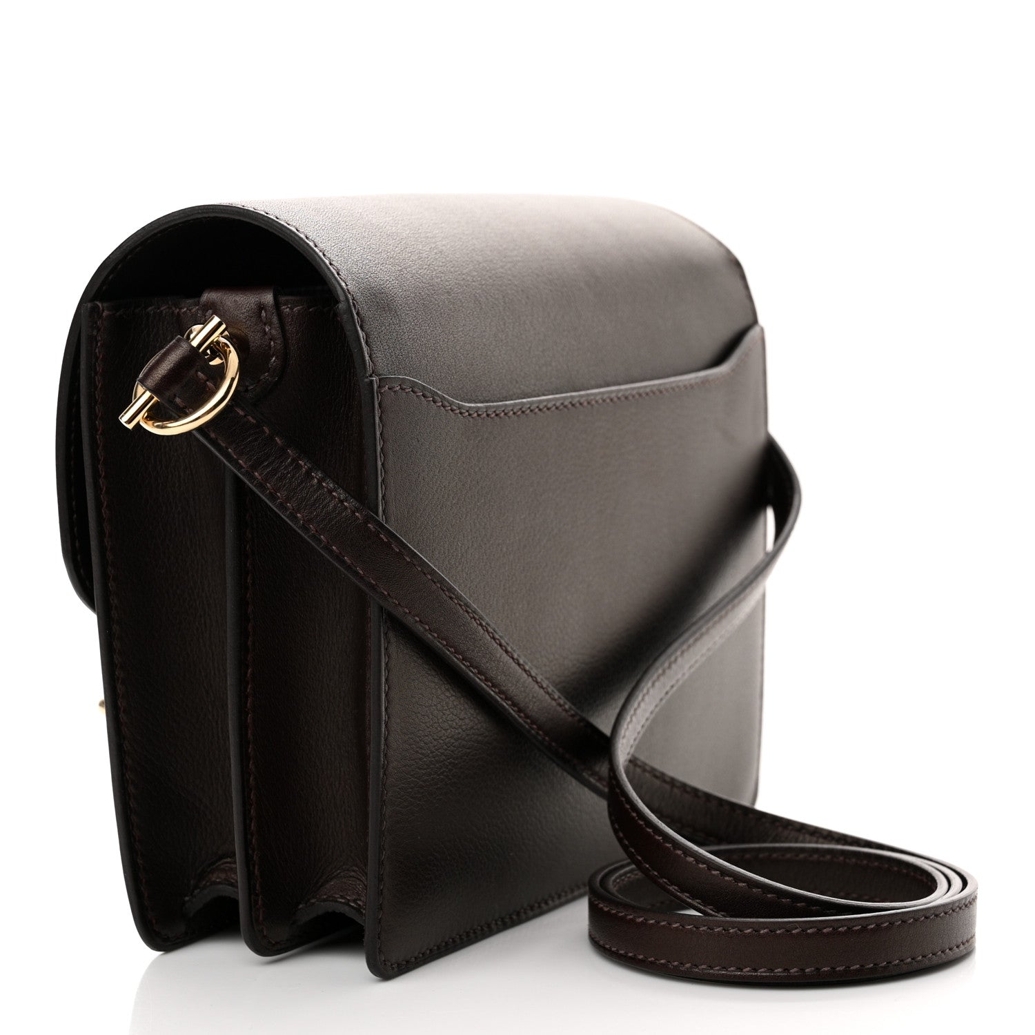 Hermes Evercolor Mini Sac Roulis Havane 3 of 17