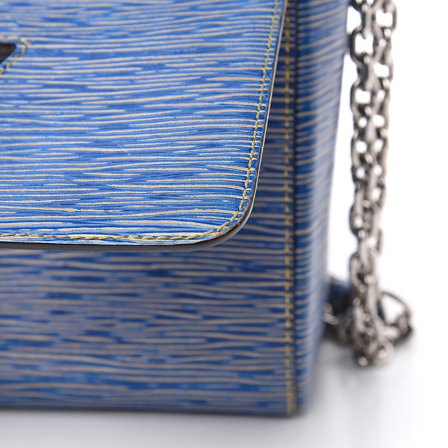 Louis Vuitton Epi Twist Shoulder Bag MM Denim Light 12 of 15