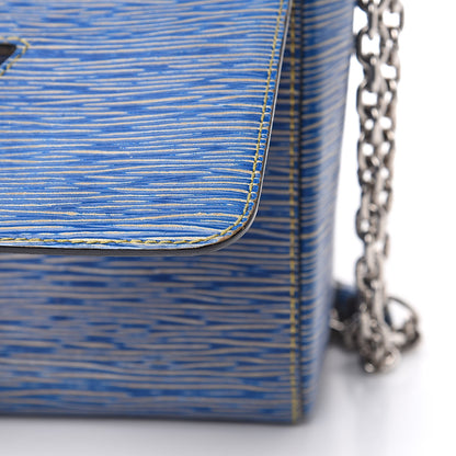 Louis Vuitton Epi Twist Shoulder Bag MM Denim Light 12 of 15