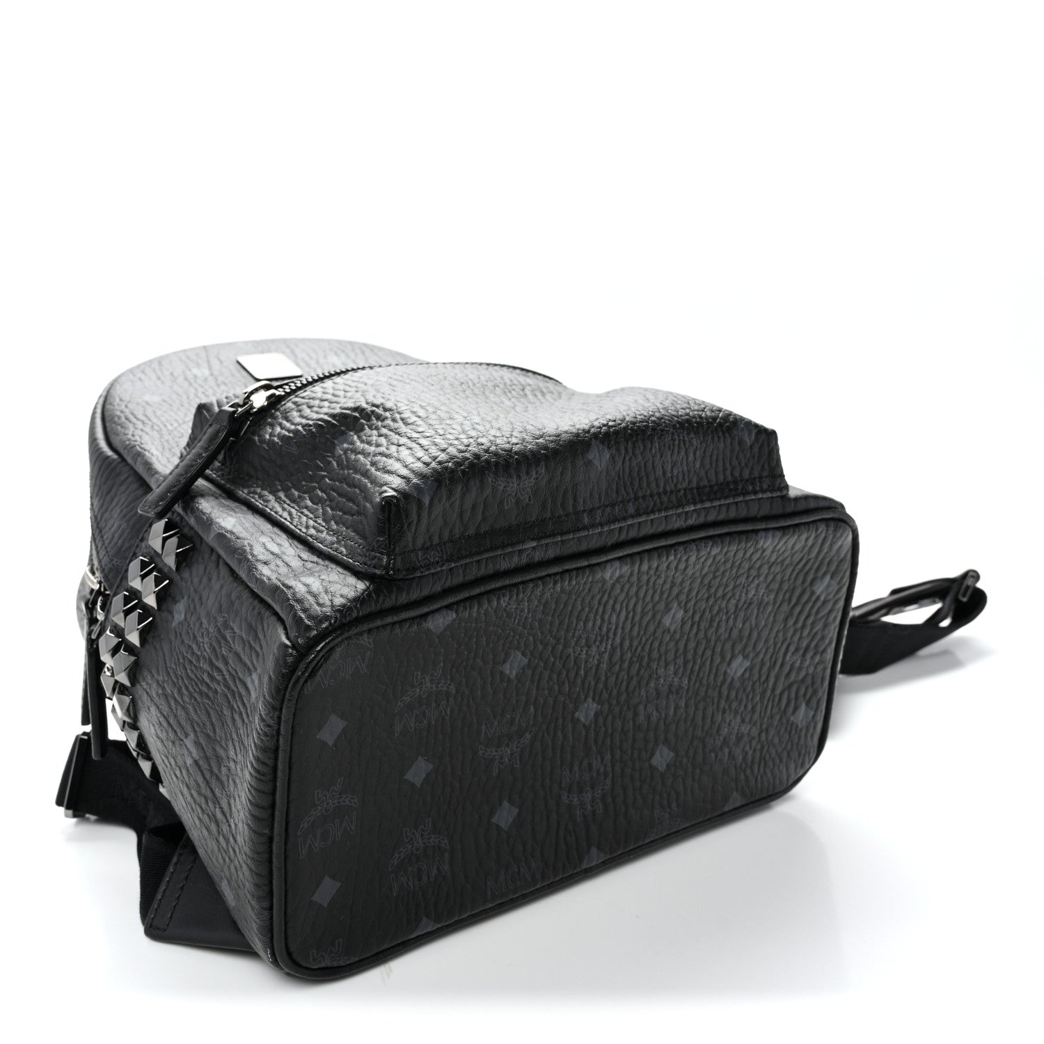 MCM Visetos Small Side Stud Stark Backpack Black 1889293 – FASHIONPHILE