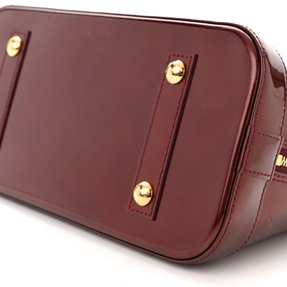 Louis Vuitton Vernis Alma PM Amarante 9 of 9