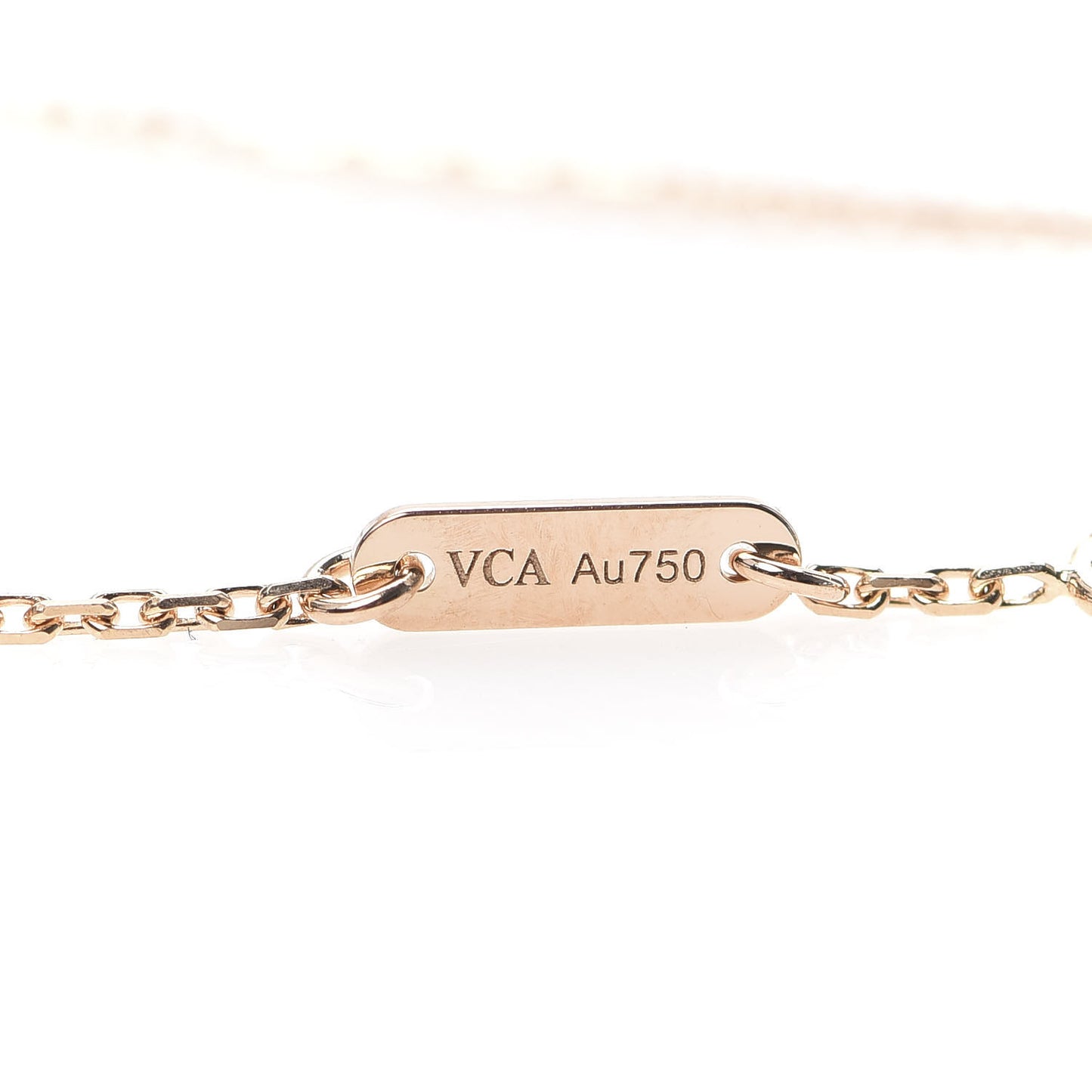 18K Rose Gold Carnelian Sweet Alhambra Bracelet
