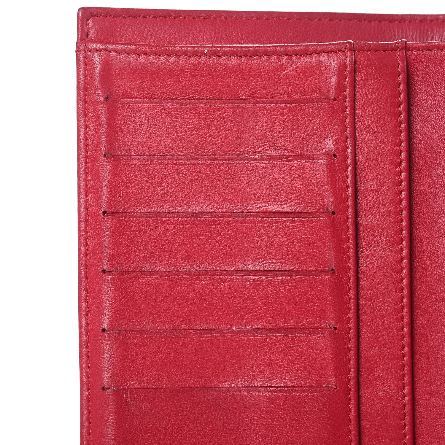 Chanel Lambskin Quilted Large Flap Wallet Dark Pink 16 of 17