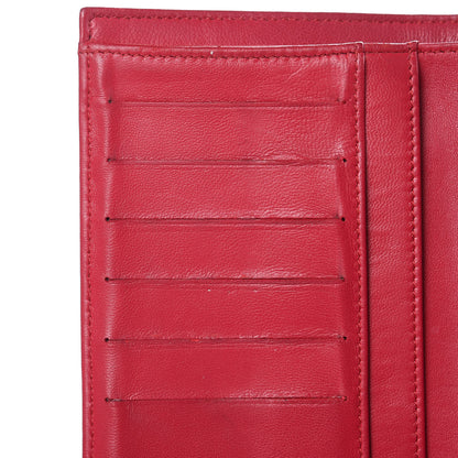 Chanel Lambskin Quilted Large Flap Wallet Dark Pink 16 of 17