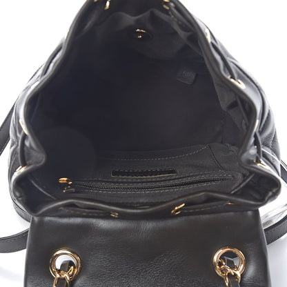 Chanel Calfskin Quilted Mini Urban Spirit Backpack Dark Brown 5 of 10