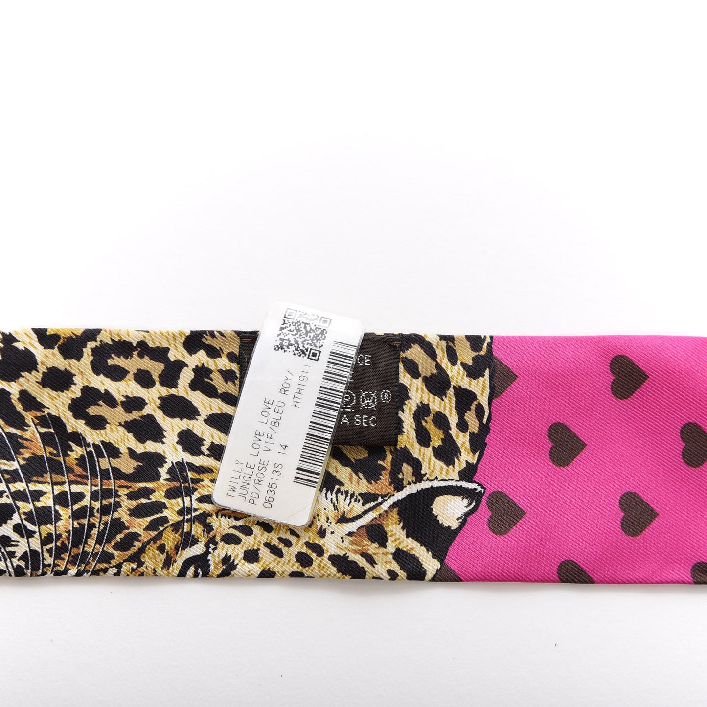 Silk Jungle Love Love Twilly Rose Vif Bleu Roy