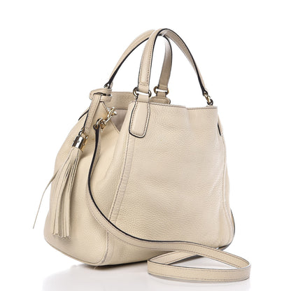 Gucci Cellarius Calfskin Small Soho Shoulder Bag Mystic White 4 of 8