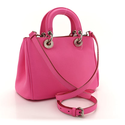 Christian Dior Calfskin Small Diorissimo Tote Pink 3 of 14