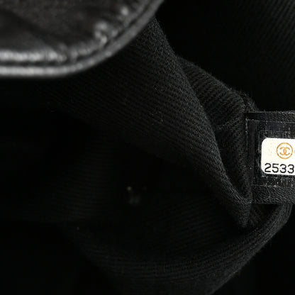 Chanel Grained Calfskin Stitched Braided With Style Backpack Black 7 of 11