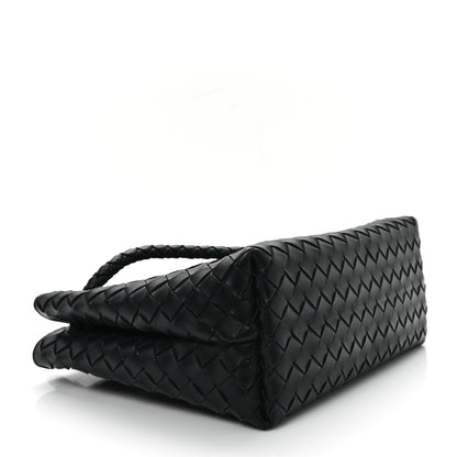 Bottega Veneta Nappa Intrecciato Medium Andiamo Shoulder Bag Black 4 of 10