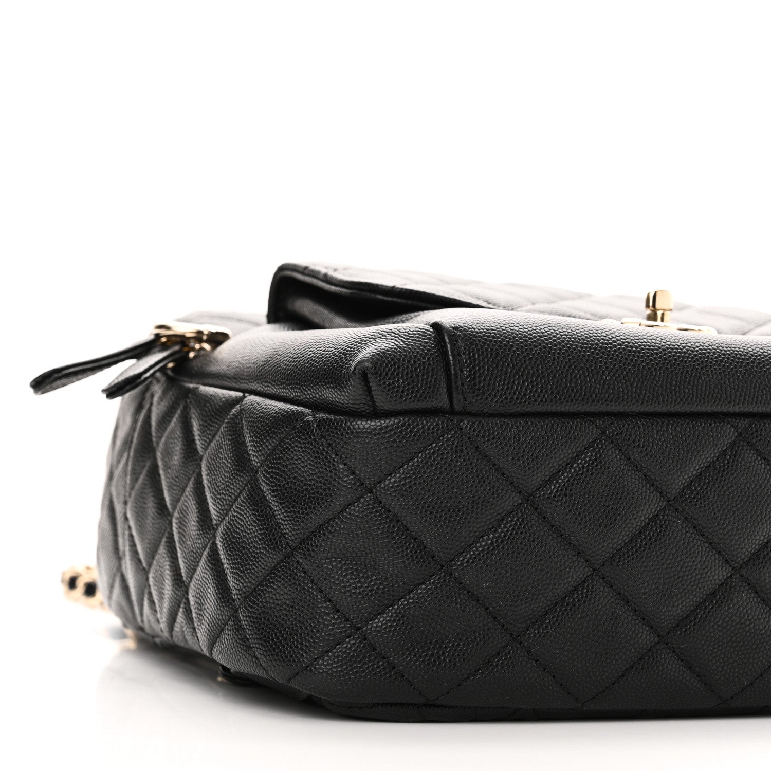 Chanel Caviar Quilted Medium Zip Around Backpack Black 9 of 10