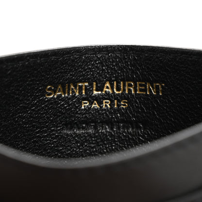 Saint Laurent Patent Monogram Credit Card Case Tortoiseshell 6 of 11