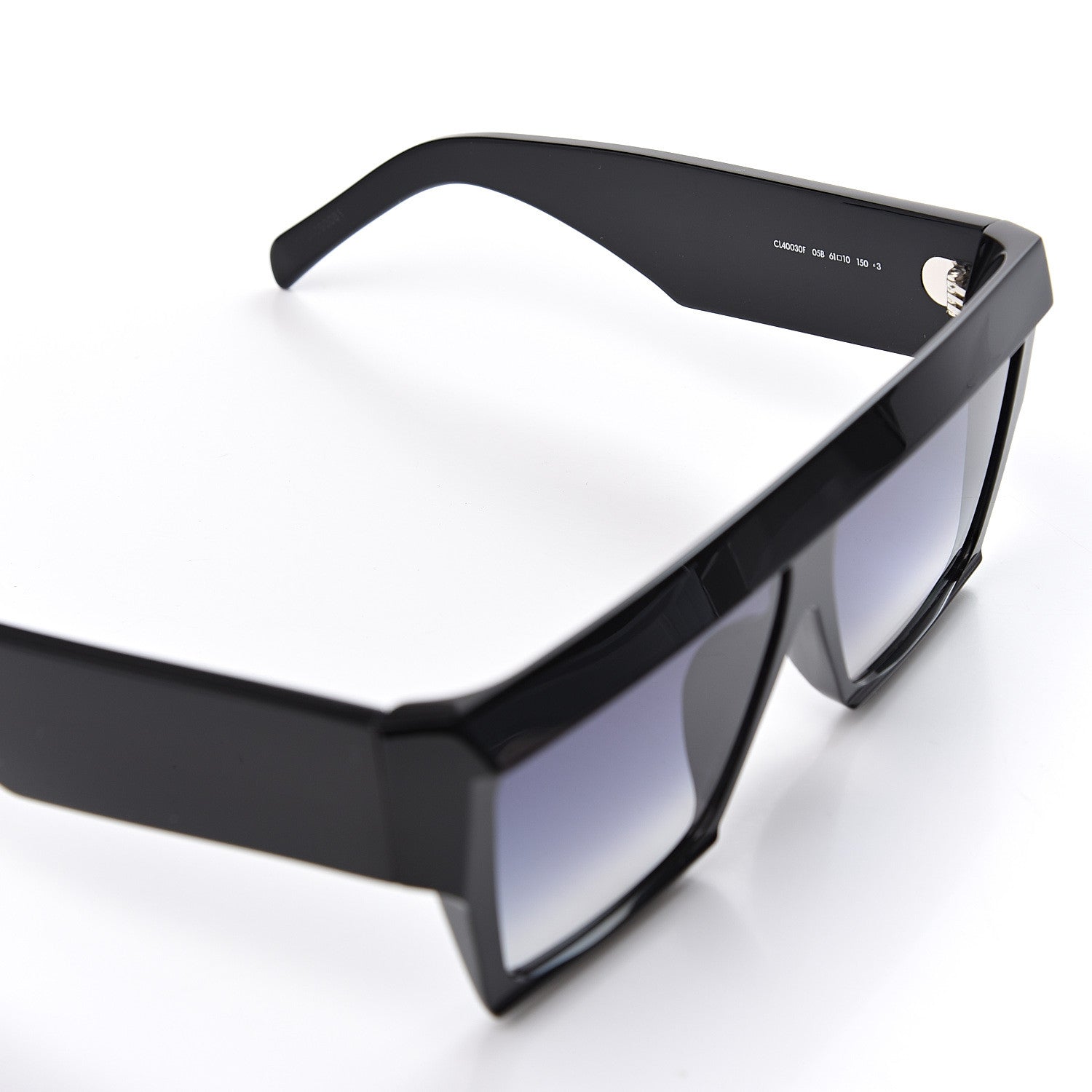 Celine Acetate Squared Sunglasses CL40030F Black 6 of 6