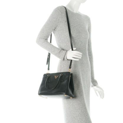 Prada Saffiano Small Galleria Double Zip Tote Black 2 of 9