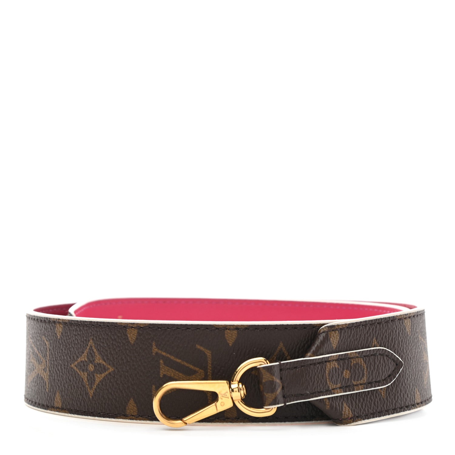 Louis Vuitton Monogram Bandouliere Shoulder Strap Hot Pink 1 of 4