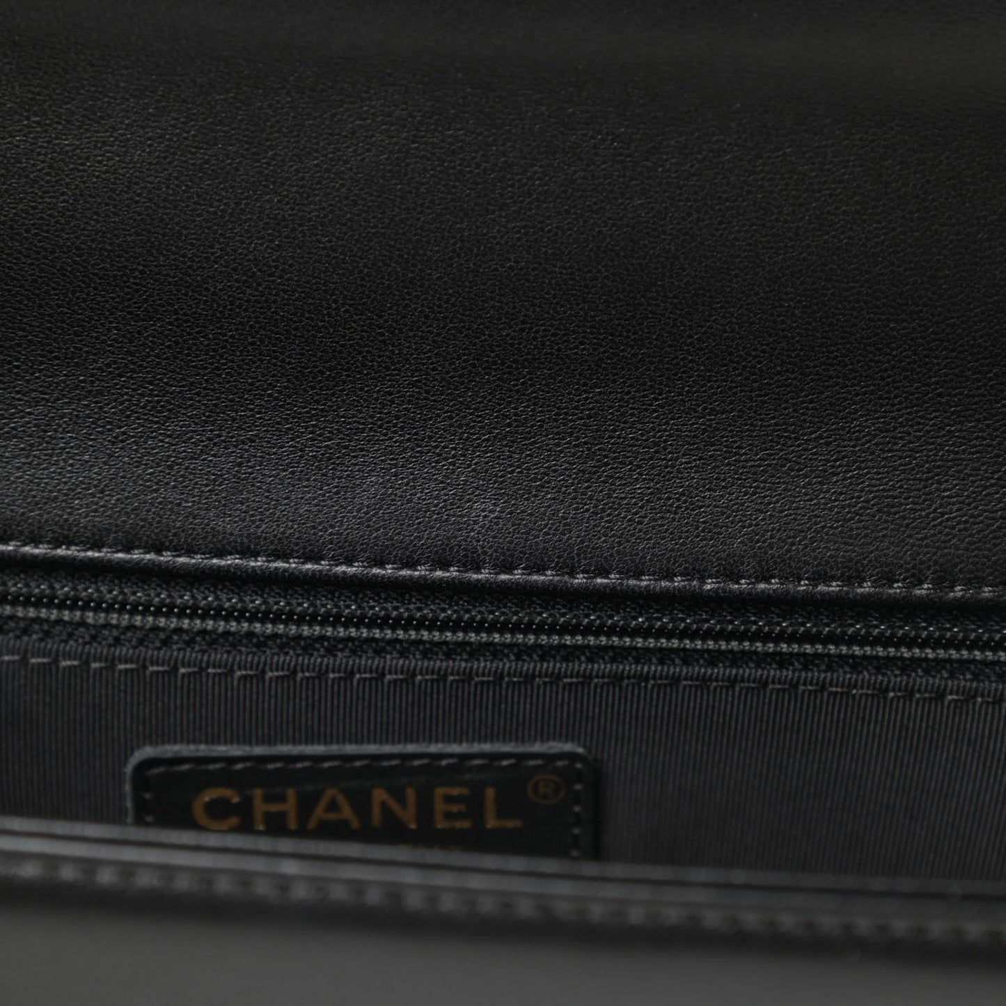 Lambskin Quilted New Medium Boy Flap Black