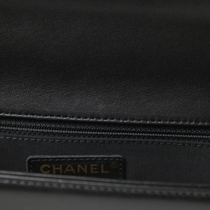 Chanel Lambskin Quilted New Medium Boy Flap Black 11 of 15
