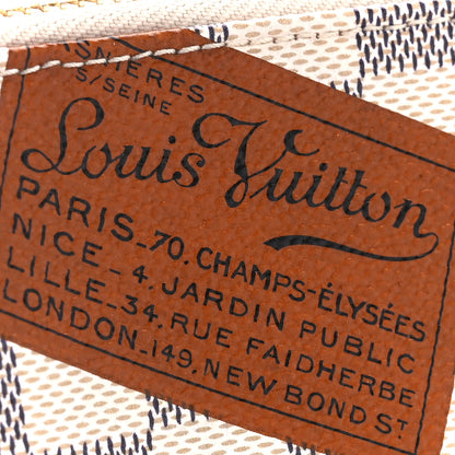 Louis Vuitton Damier Azur Trunks Labels Pochette Milla MM 13 of 15