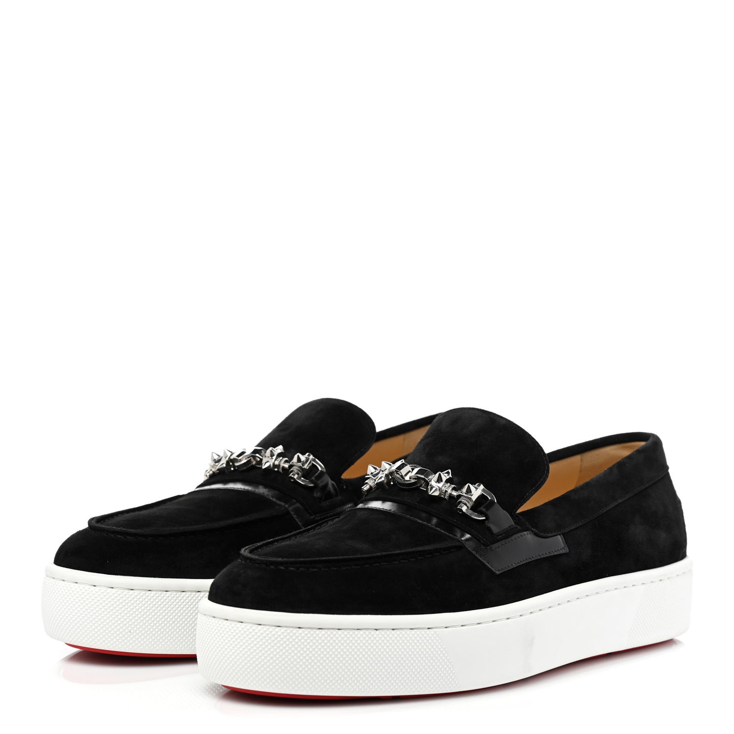 Veau Velours Metallur Sneakers 43 Black Silver