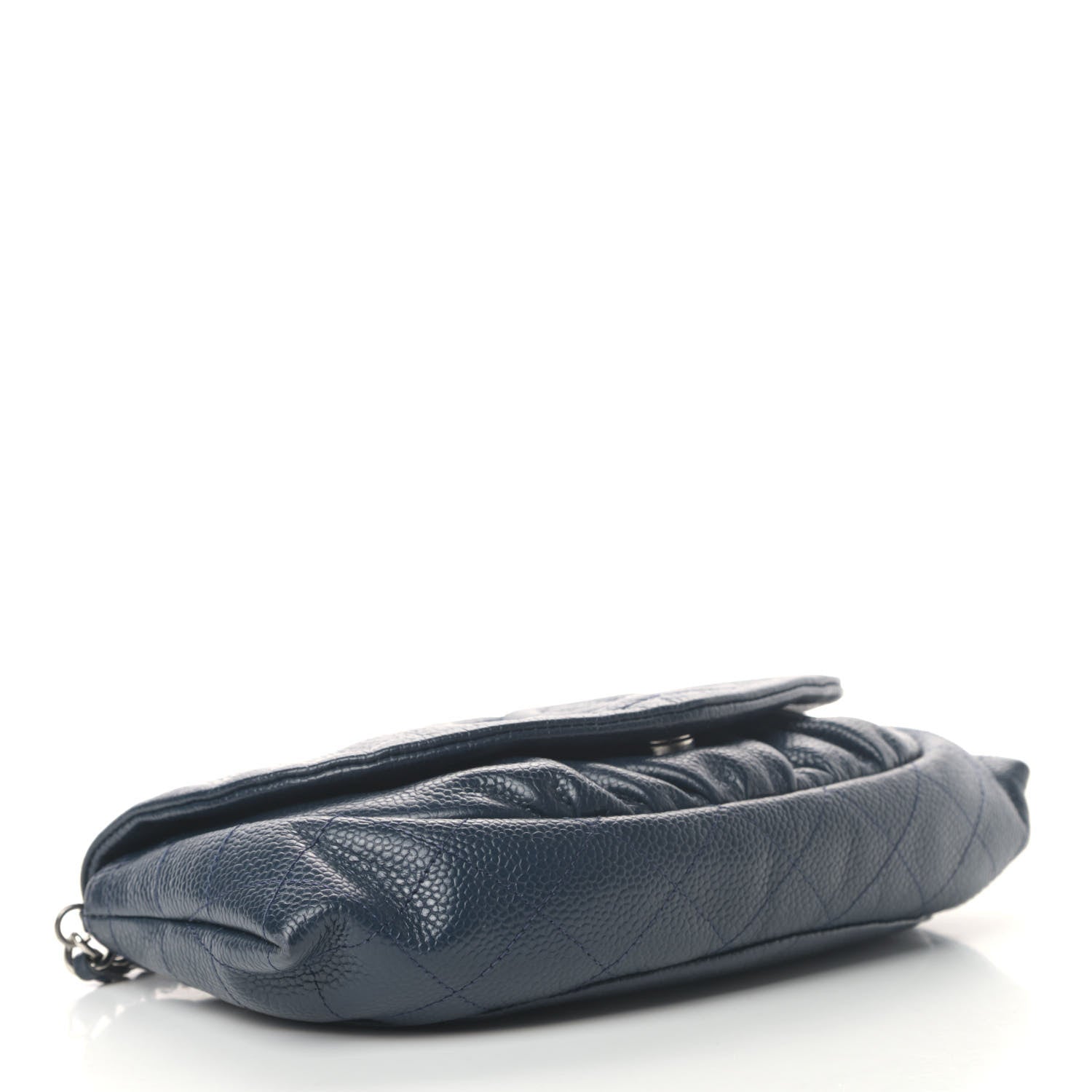 Chanel Caviar Half Moon Wallet On Chain WOC Navy 3 of 6