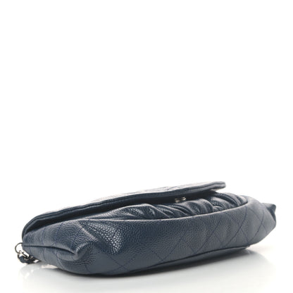 Chanel Caviar Half Moon Wallet On Chain WOC Navy 3 of 6