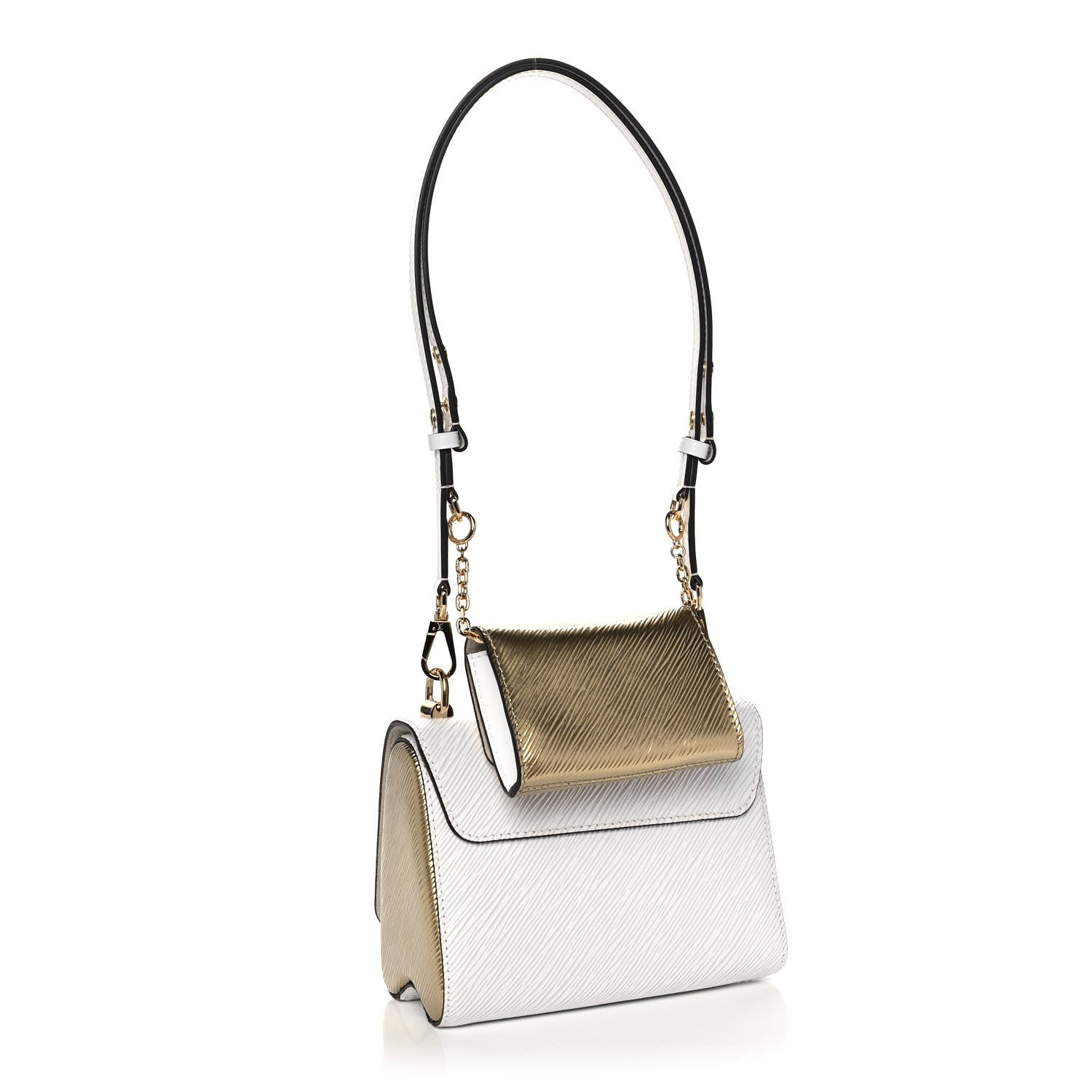Louis Vuitton Epi Twist PM and Twisty White Gold 3 of 12